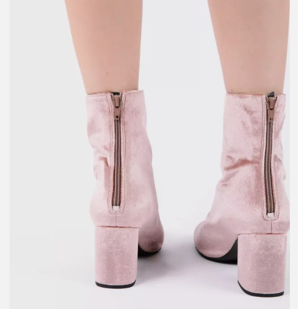 Free People Cecile Velvet Ankle Booties 6 & 8 - Picture 11 of 16